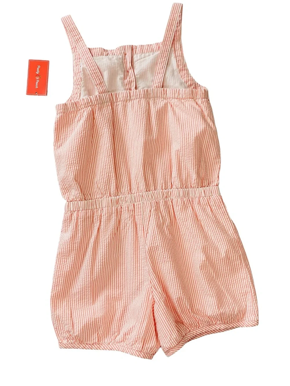 NWT GYMBOREE Seersucker Peaches Romper